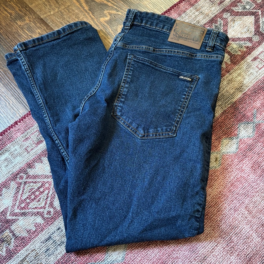 Volcom Dark Blue Relaxed Jeans